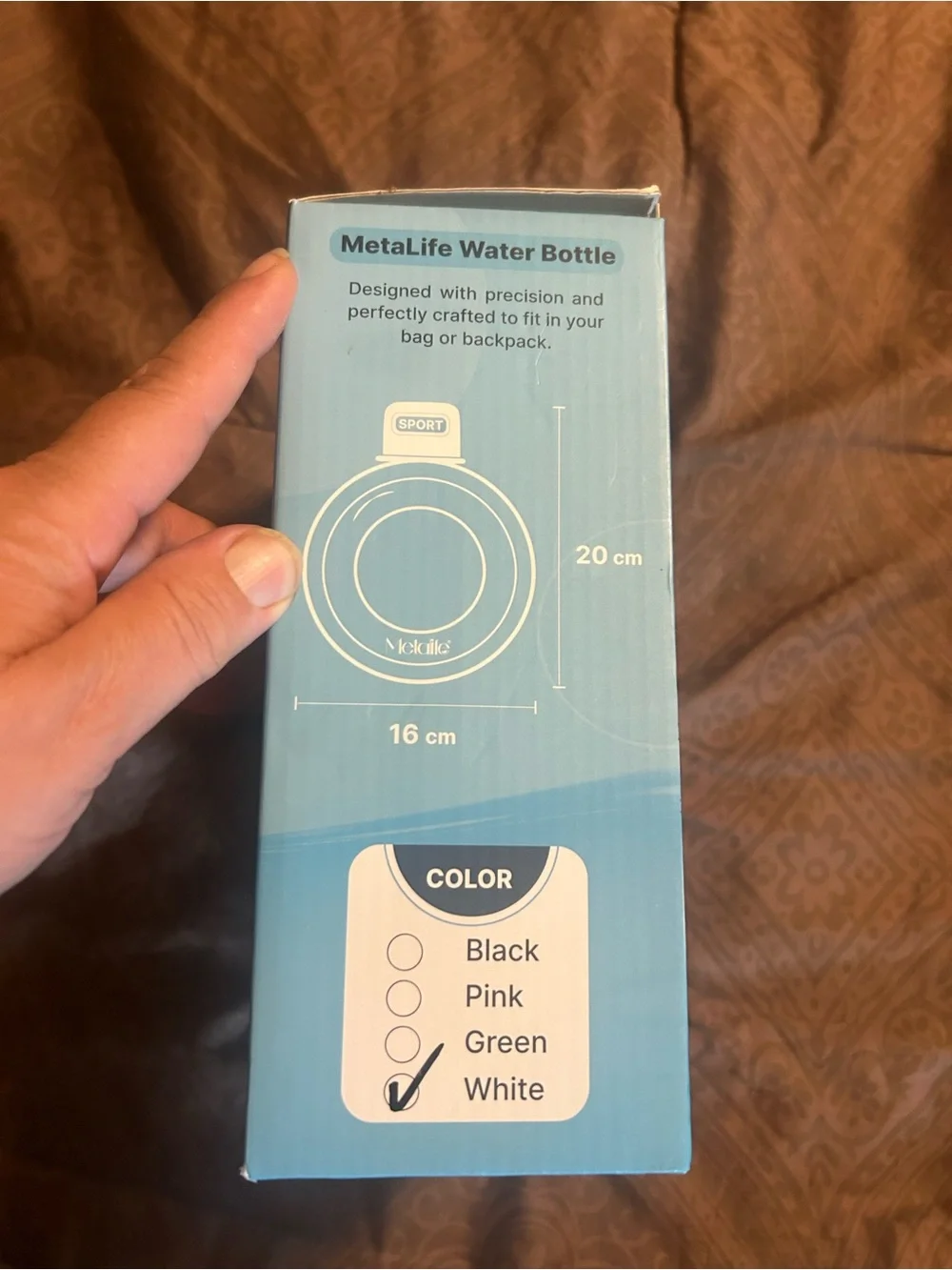 MetLife round sports bottle